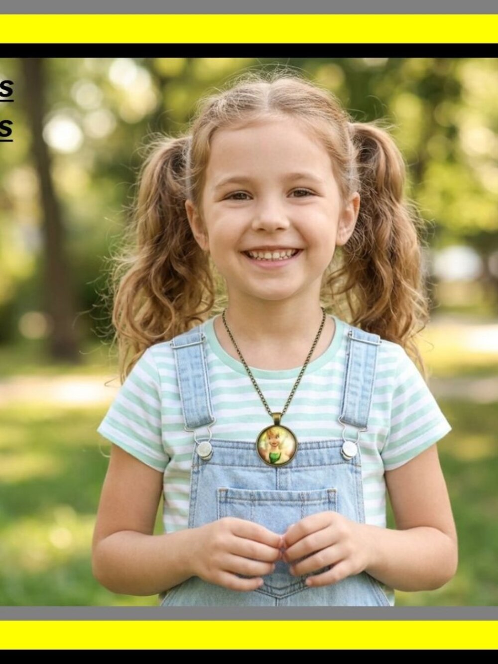 Tinker Bell Theme Necklace